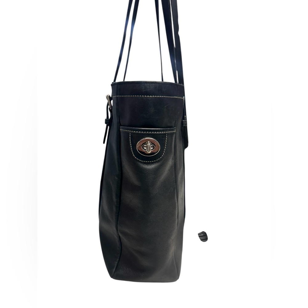 Coach Leatherware Black Leather Women’s  Tote/Handbag - Picture 3 of 8